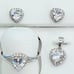 925 Sterling Silver Cubic Zircon Jewelry Set, UU1P7A7063