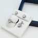 925 Sterling Silver Cubic Zircon Jewelry Set, UU1P7A7063