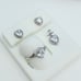 925 Sterling Silver Cubic Zircon Jewelry Set, UU1P7A7063