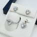 925 Sterling Silver Cubic Zircon Jewelry Set, UU1P7A7063