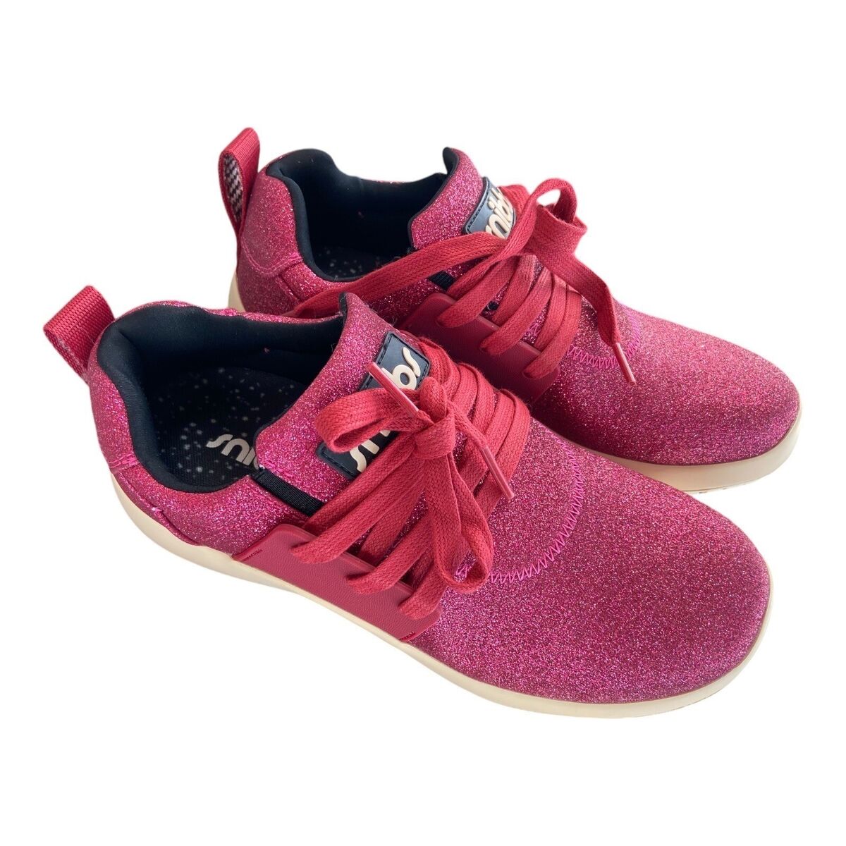 Snibbs SPACECLOUD 2.0 Cranberry Glitter Pink RARE Workplace Sneaker Size 8