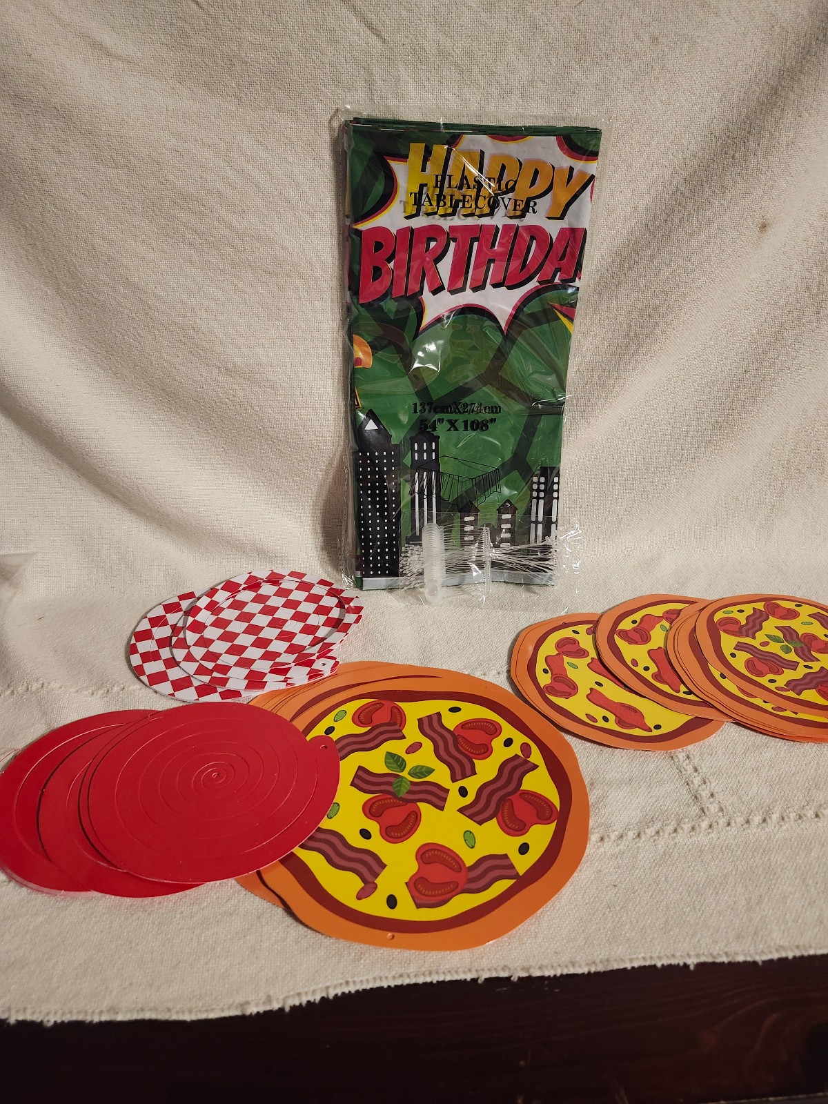 Pizza Birthday party supplies