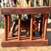 Handmade It’s a Bear in a Cage Midsommar A24 Schleich Brown Bear Solid Oak Wood