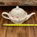Gorham Forever Roses Teapot Pink Florals 5-Cup Fluted Gold Trim Made in USA