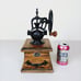 Antique Coffee Grinder Reproduction Manual Crank with Catch Drawer