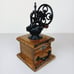 Antique Coffee Grinder Reproduction Manual Crank with Catch Drawer