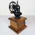 Antique Coffee Grinder Reproduction Manual Crank with Catch Drawer