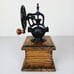 Antique Coffee Grinder Reproduction Manual Crank with Catch Drawer