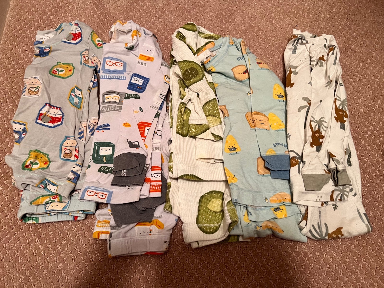 5 Angel dear lounge set pajama bundle