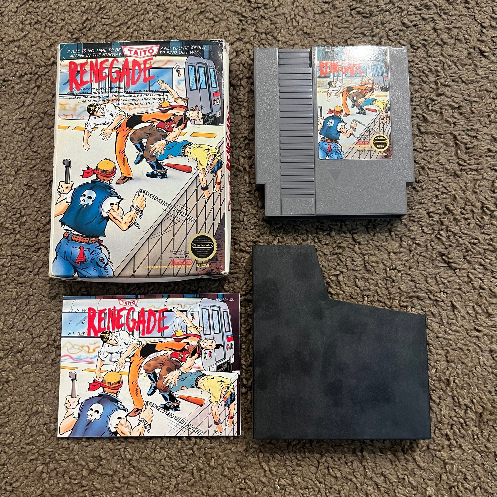 Renegade Nintendo NES CIB