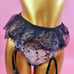 Heart Embroidered Mesh Underwirer Set
