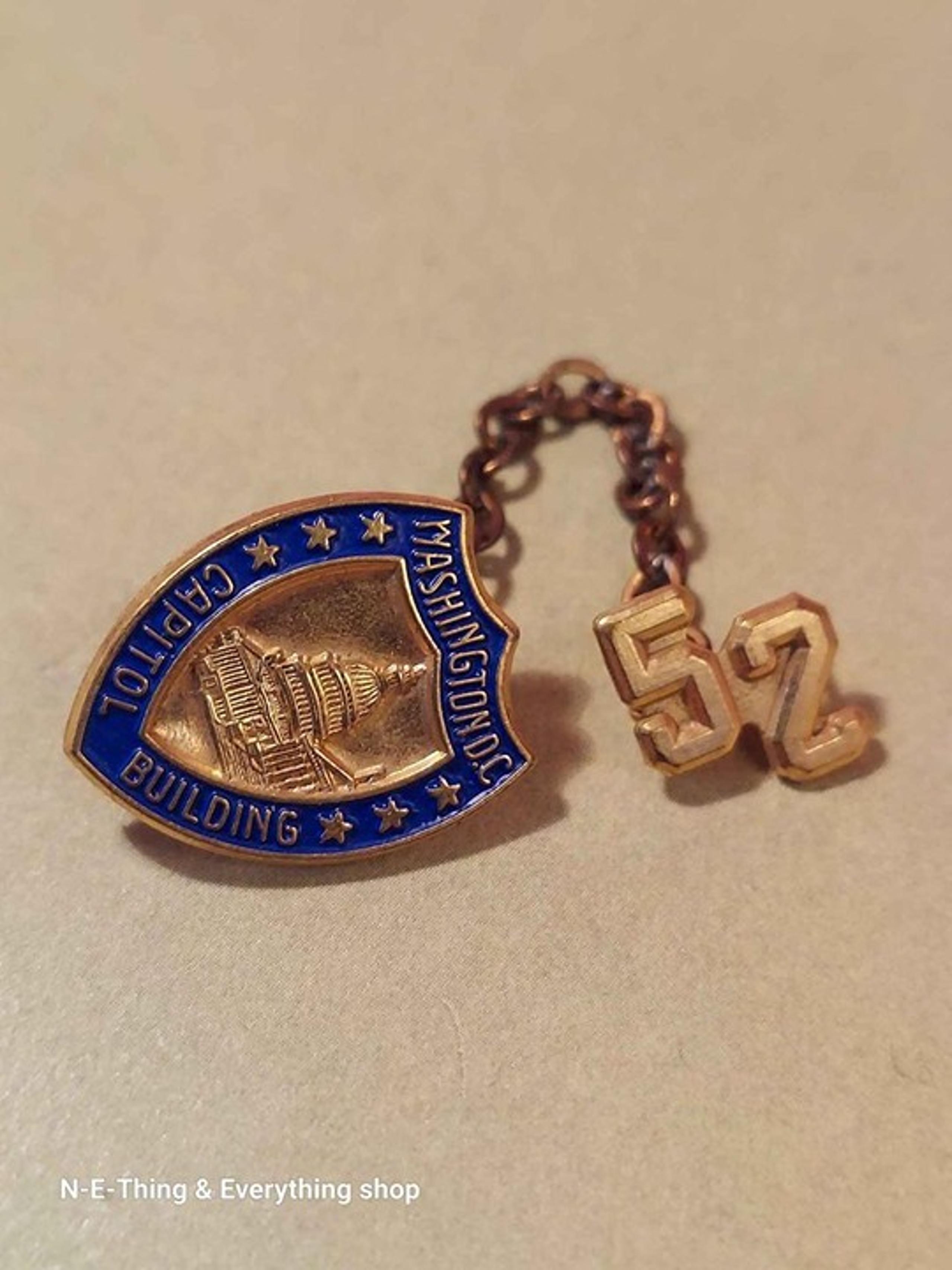 Vintage 1952 J.O. Pollack Capital Pin