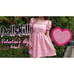 Sugar Thrillz Pink Brocade Puff Sleeve Babydoll Pastel Swifty inspired M Dress