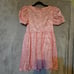 Sugar Thrillz Pink Brocade Puff Sleeve Babydoll Pastel Swifty inspired M Dress