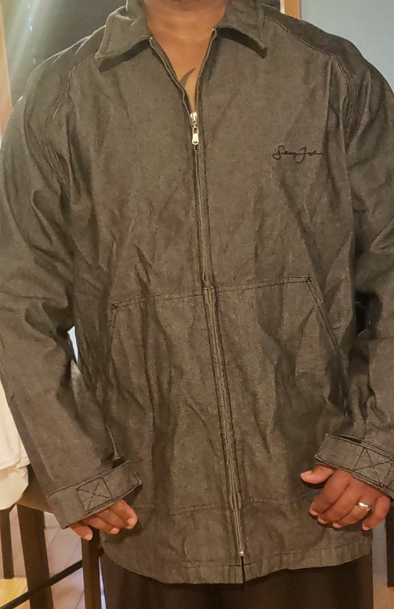 Sean John 3/4 Lenght Gray&Black Jacket