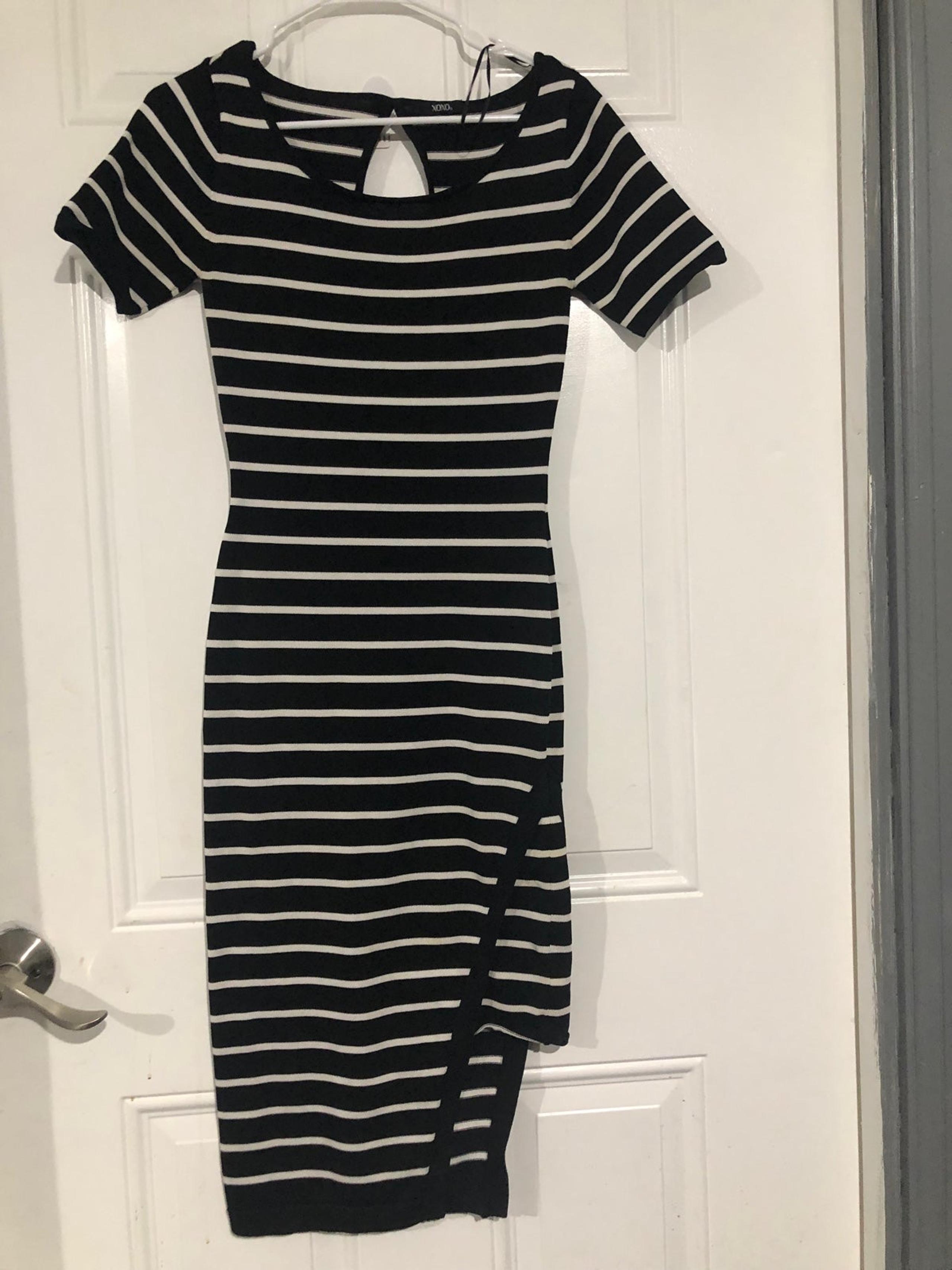 XOXO striped party dress