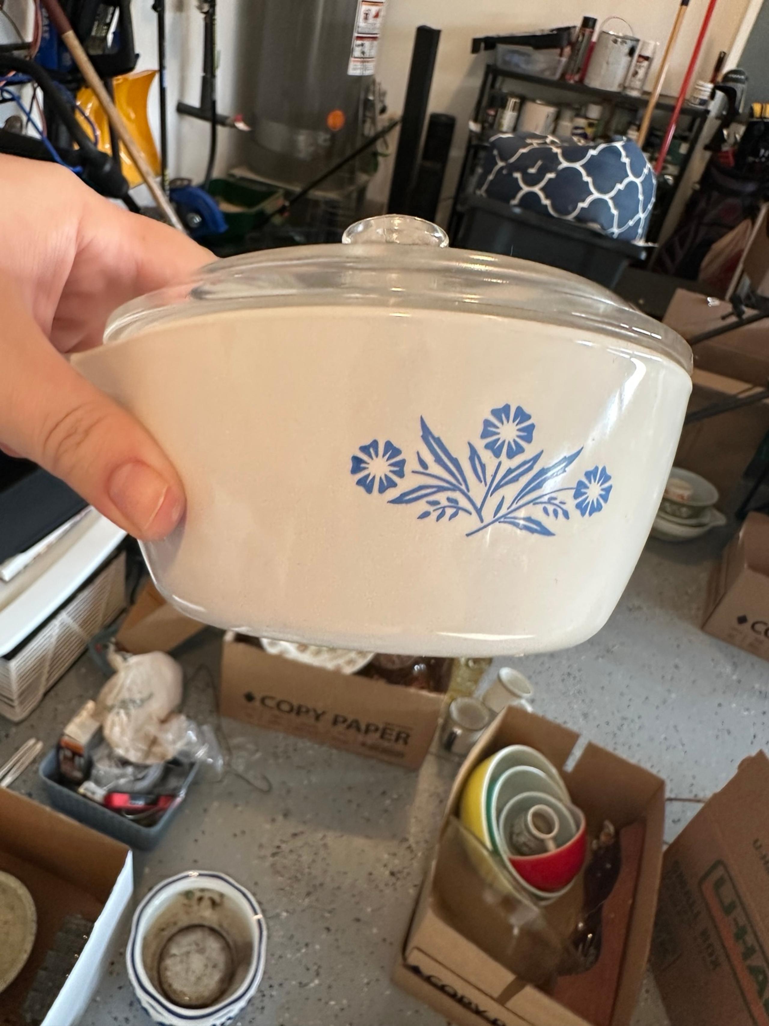 Vintage Corningware cornflower blue P-82-B Pot sauce 1.5 pint