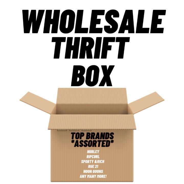 WHOLESALE THRIFT BOX HURLEY RIPCURL ZUMIEZ HOT TOPIC RUE 21 BUCK MASON