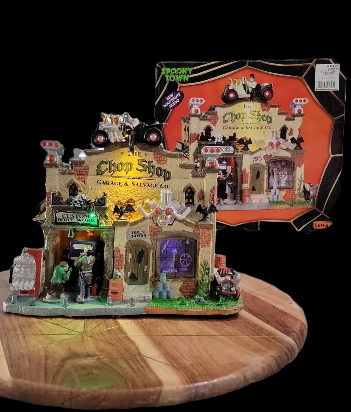 THE CHOP SHOP GARAGE & SALVAGE CO. Spooky Town Halloween