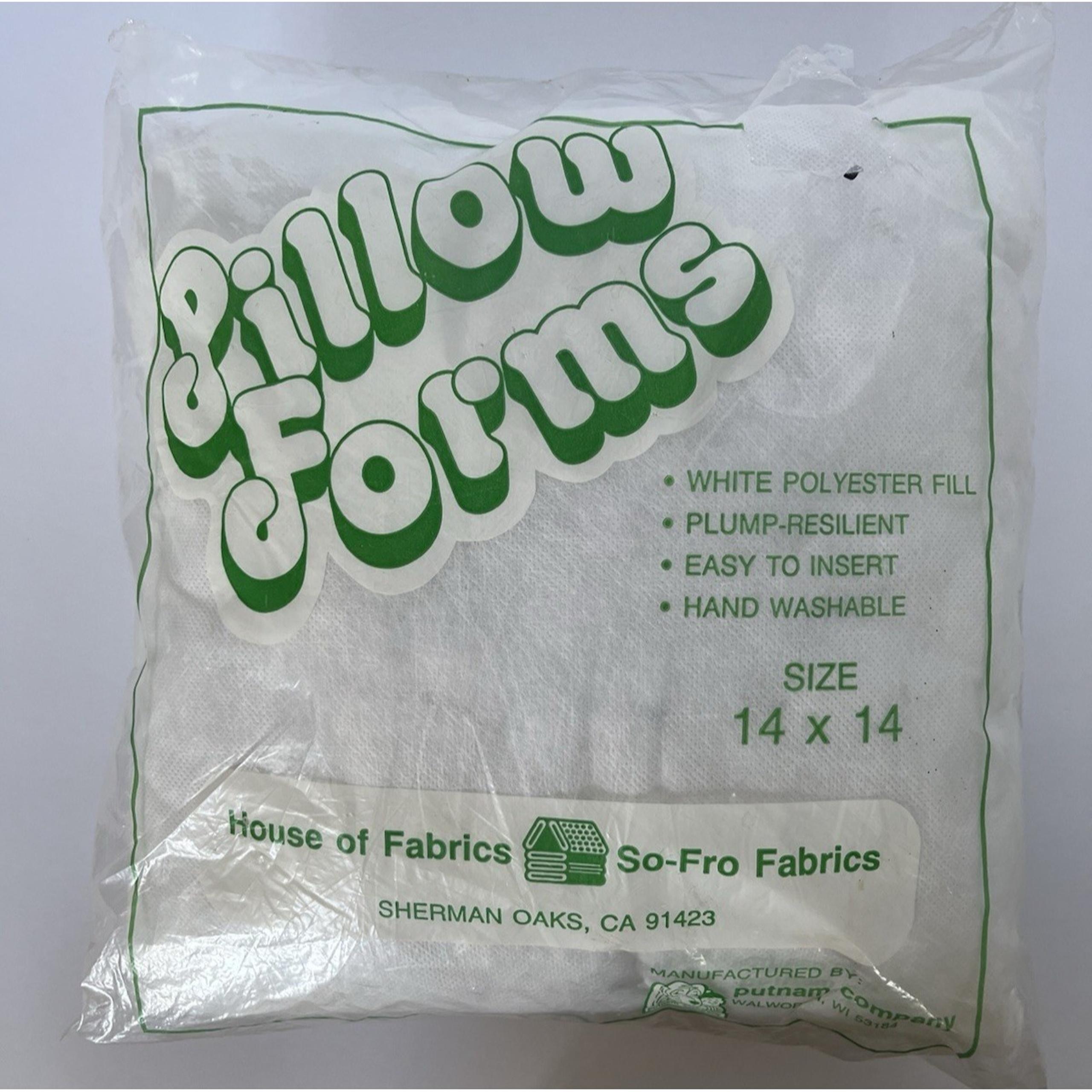 Pillow Forms - 14 x 14 Square Accent Throw Pillow New and Original Packaging