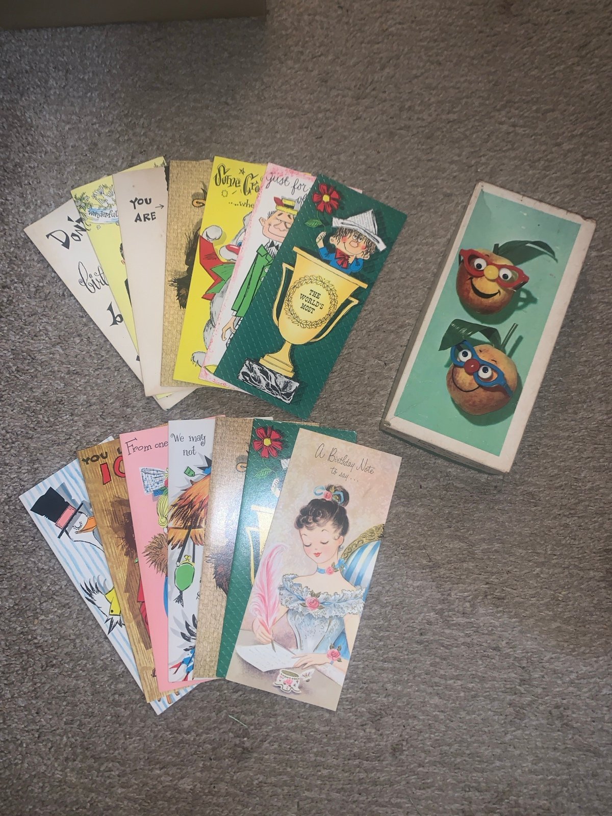 Vintage 1960’s Photo Laff greeting cards