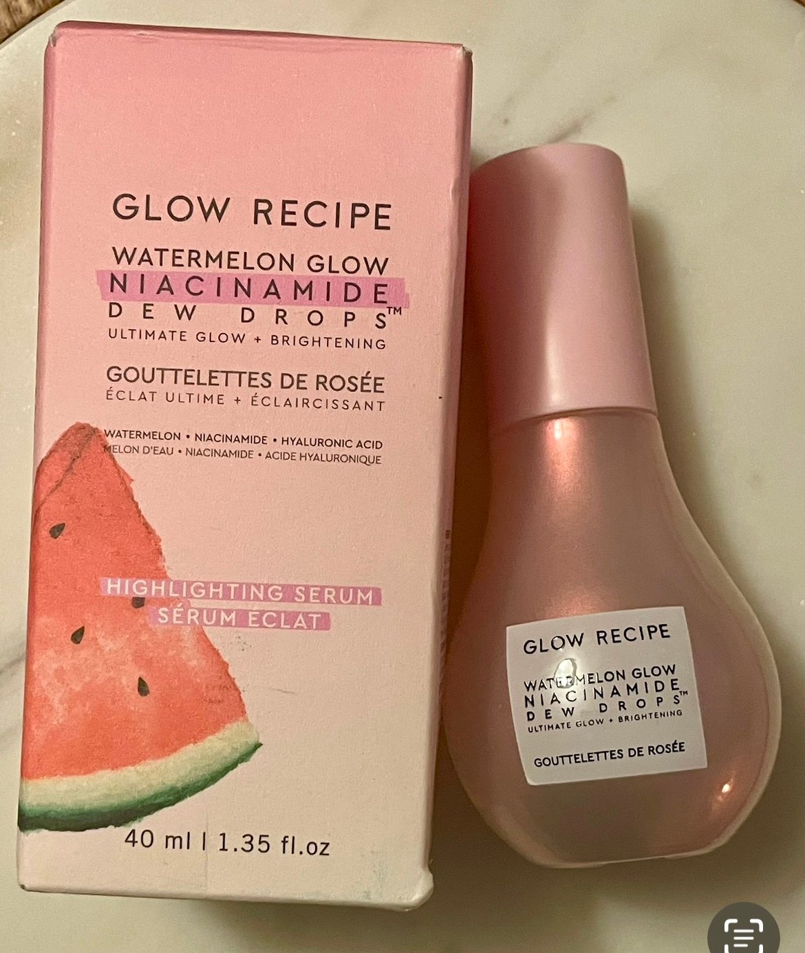 Glow Recipe - Watermelon Glow Niacinamide Dew Drops - 40ml / 1.35 fl oz - NIB