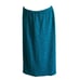 Marisa Christina Vintage Made USA Knit Elastic Waist Blue Midi Skirt US M