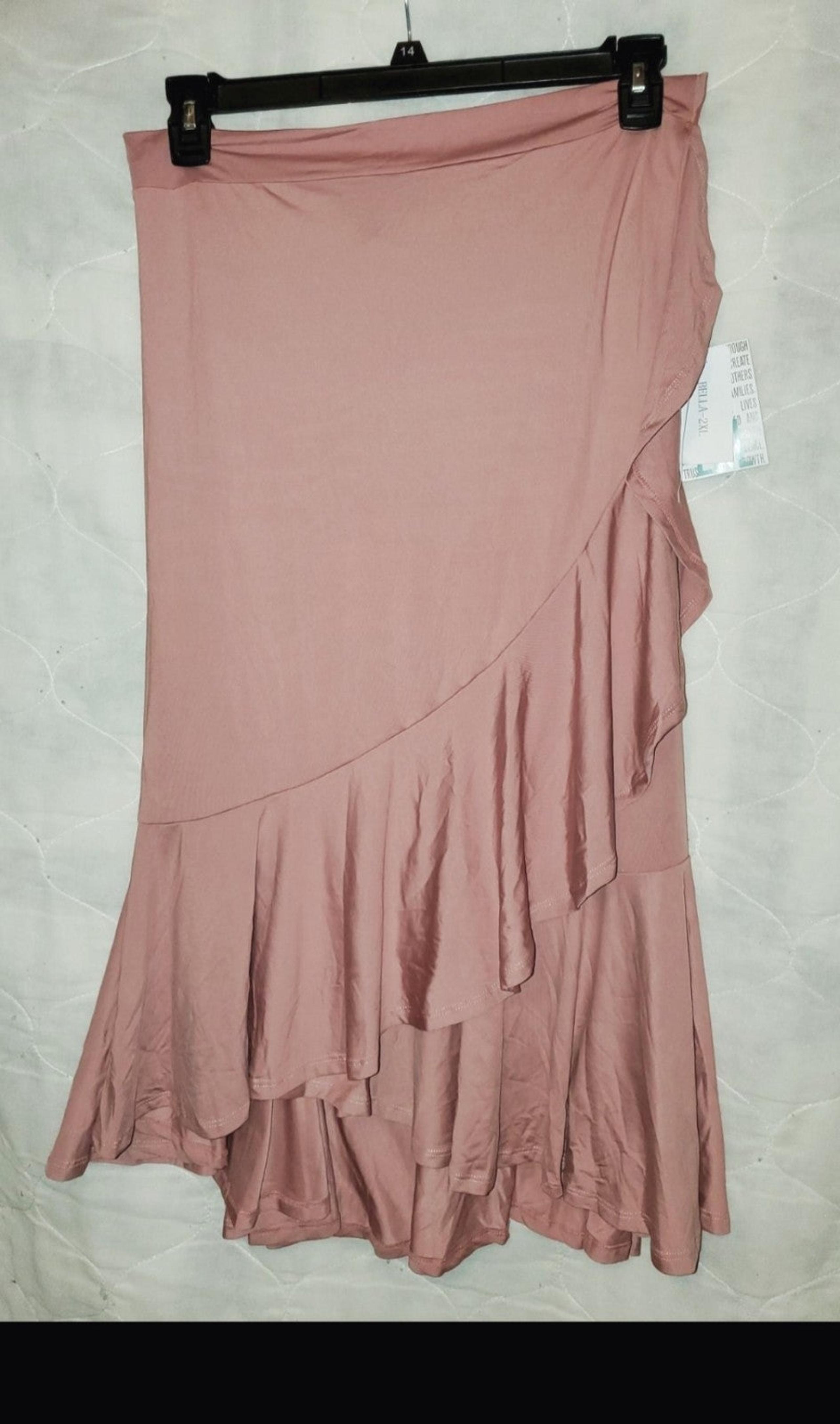 2X BELLA WRAP AROUND A-LINE SKIRT BY LULAROE BNWT