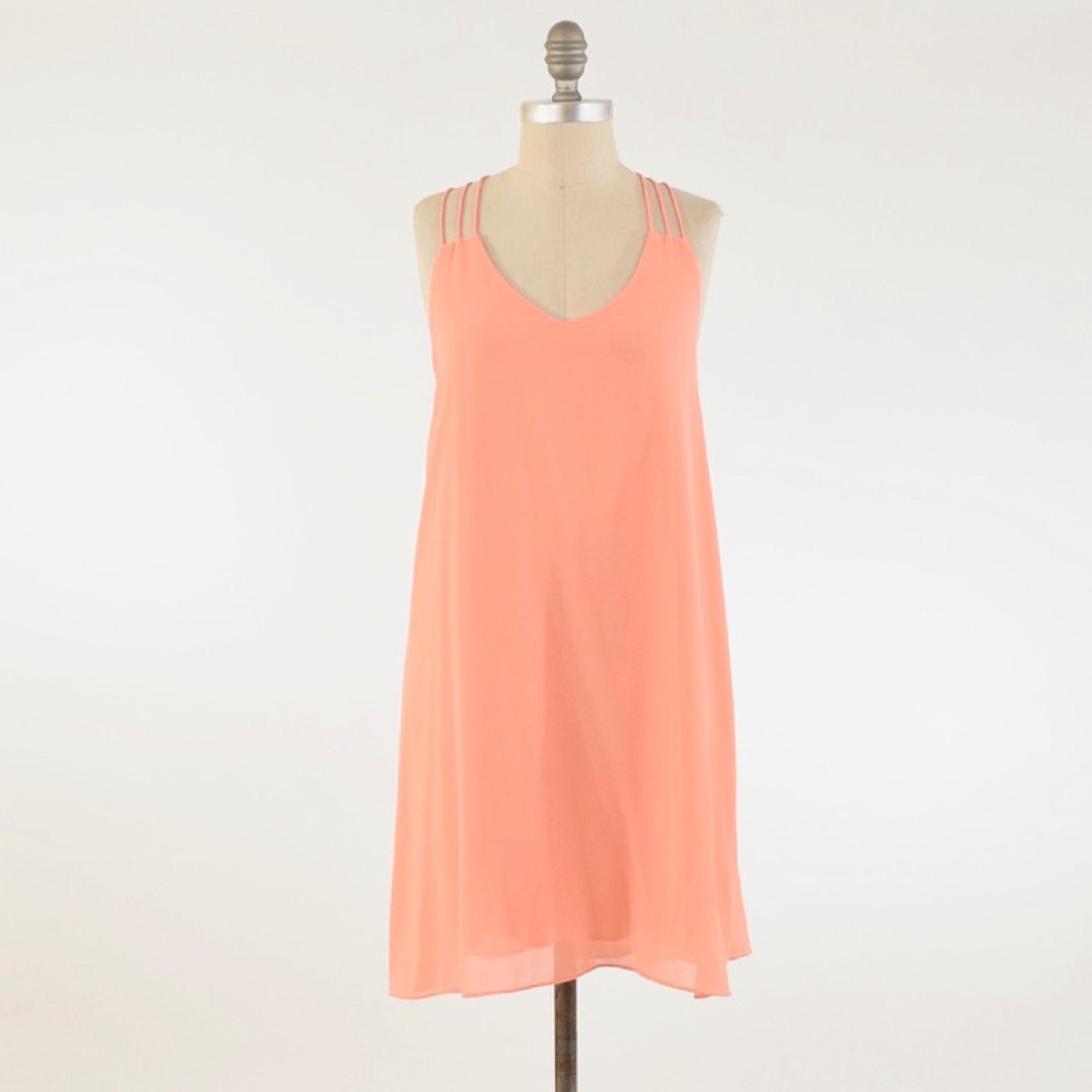 YA Los Angeles Silk Blend Trapeze Dress
