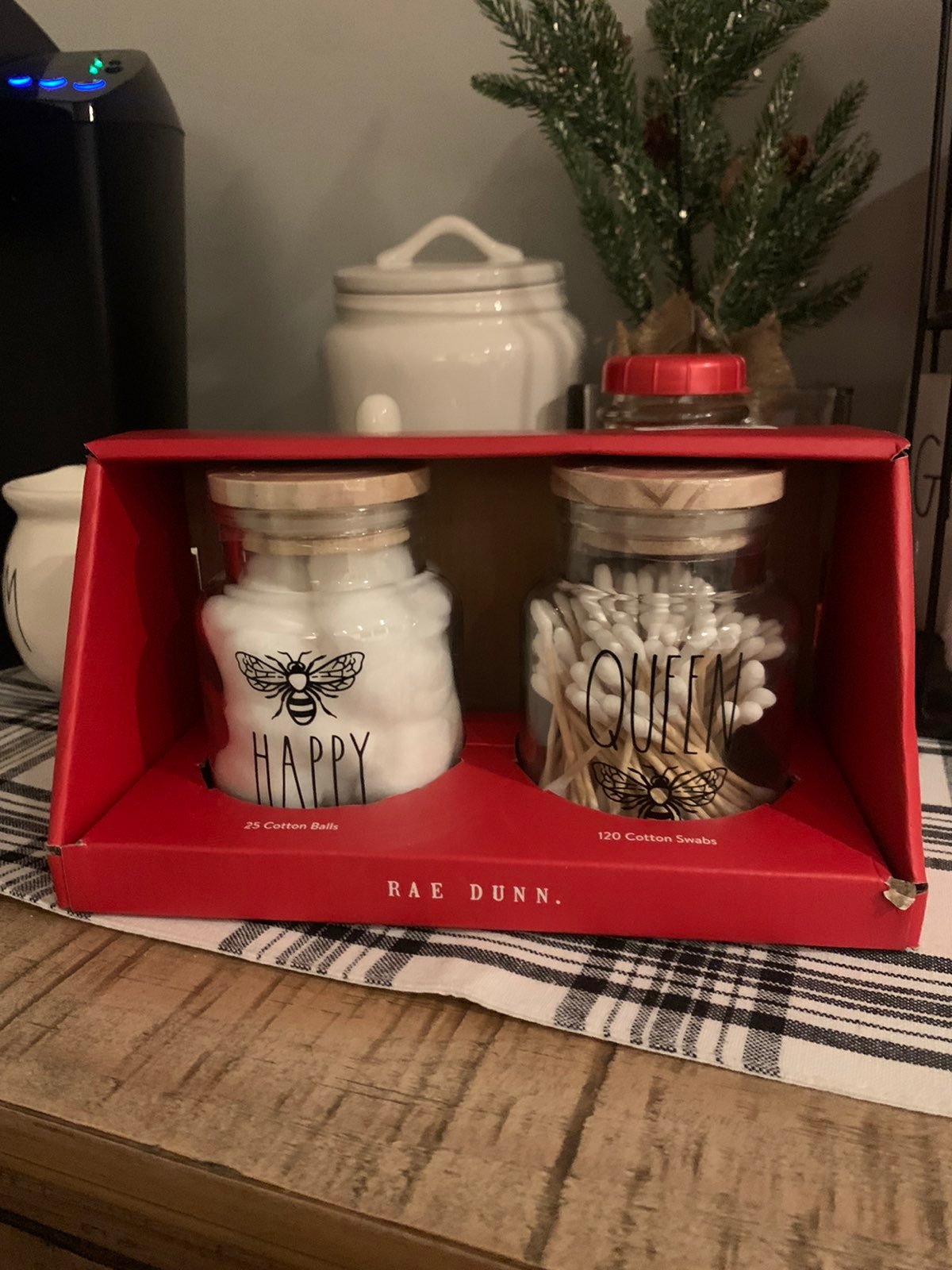 Rae Dunn glass jars