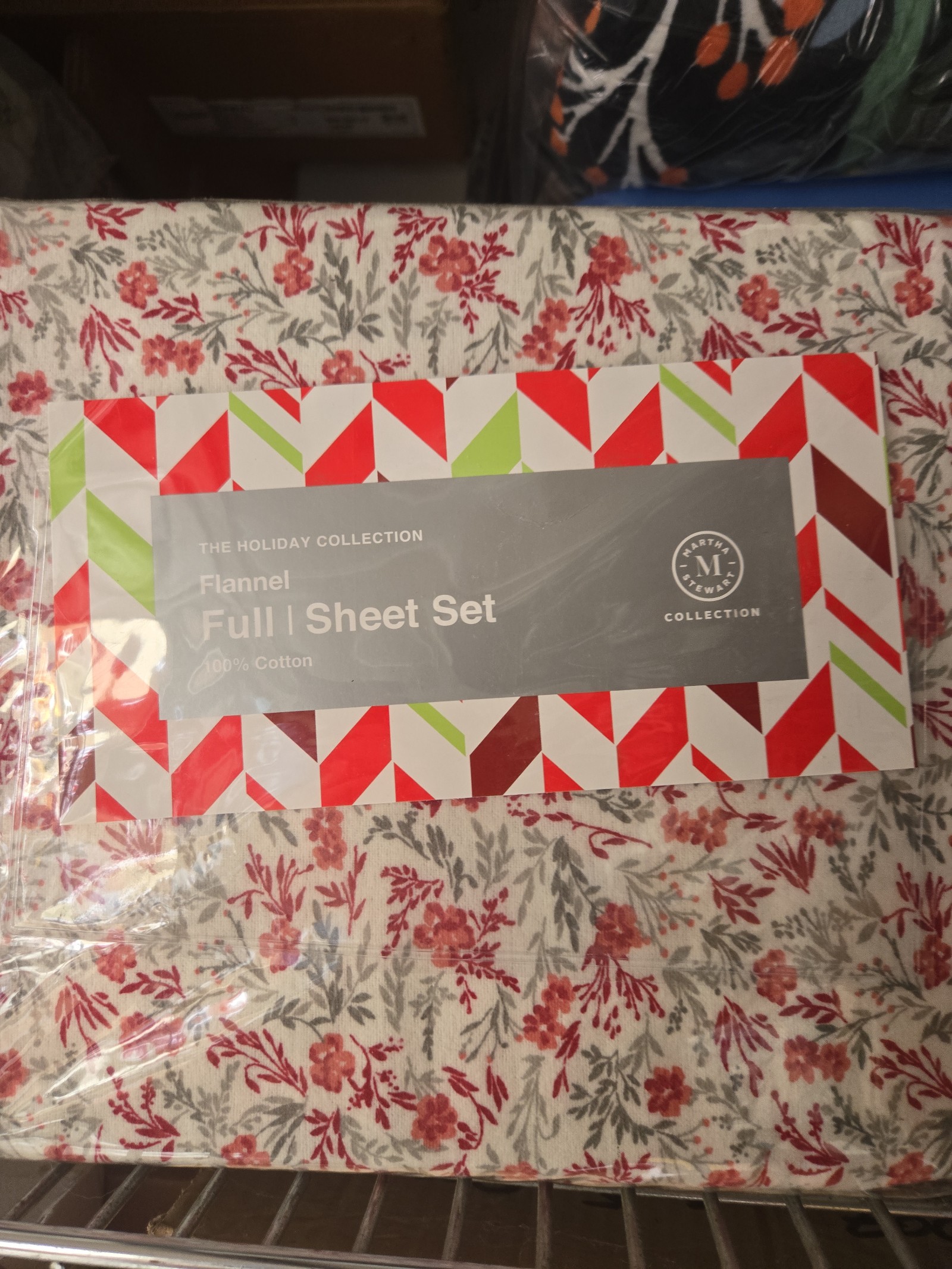 NiB Martha Stewart Full flannel sheet set