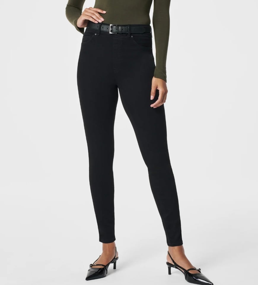 Spanx skinny jeans black medium regular NWT