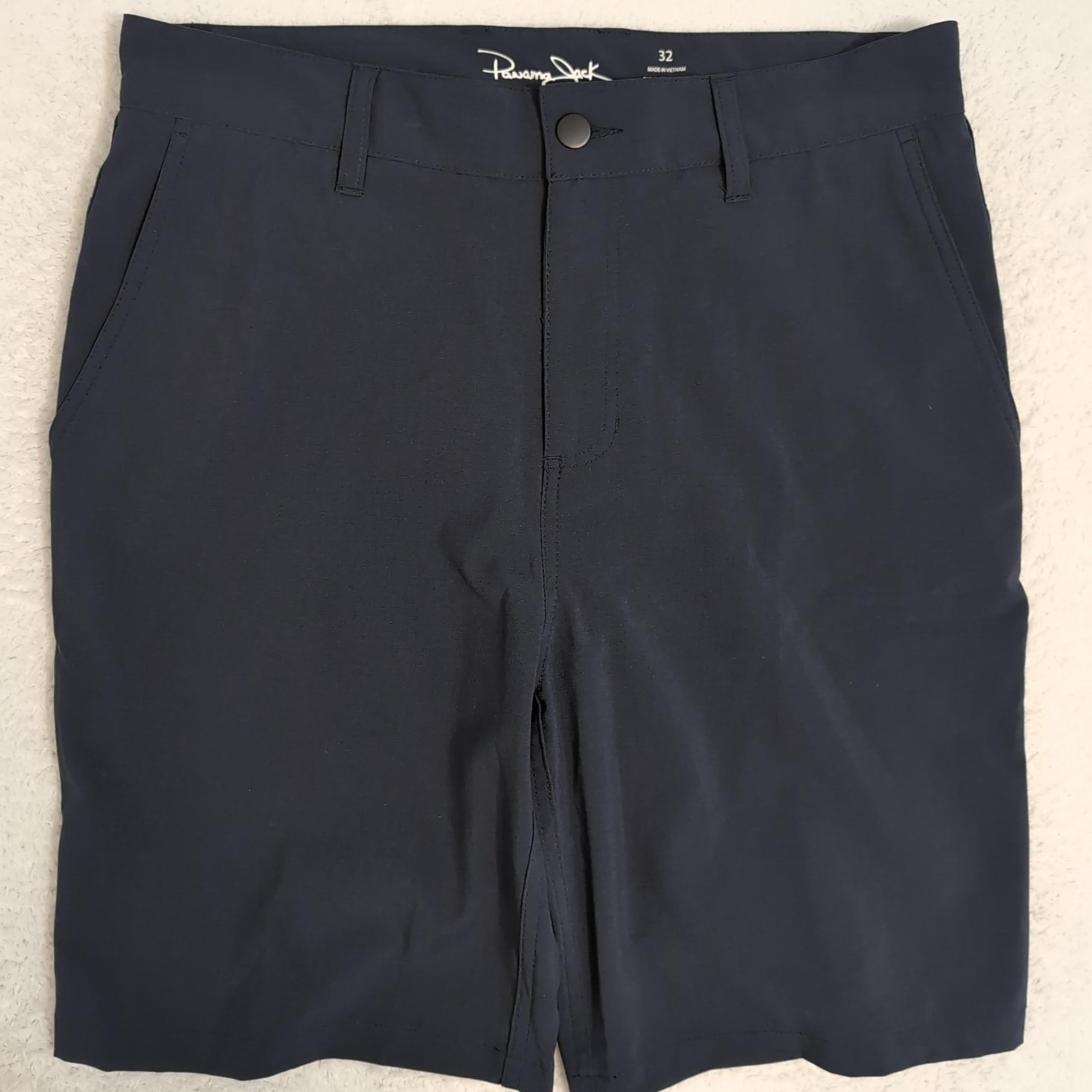NEW Panama Jack Mens BLUE Hybrid Shorts 32 Stretch Breathable Board Swim Shorts