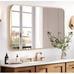 Gold Bathroom Wall Mirror 40 X 30 Inch