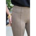 Spanx Faux Suede Leggings Small Tan High Rise Stretch Neutral