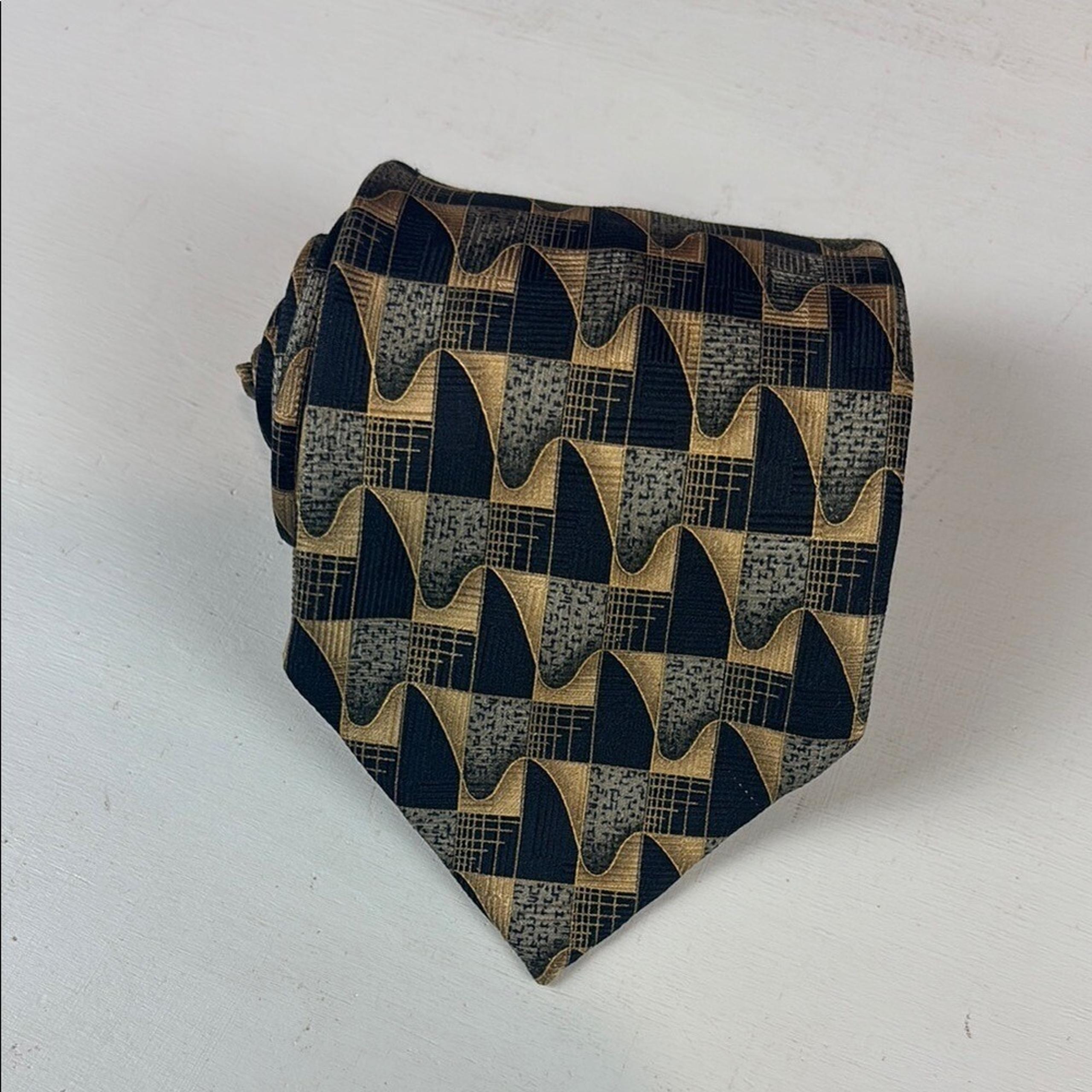 Von Furstenberg Silk Geometric Neck Tie