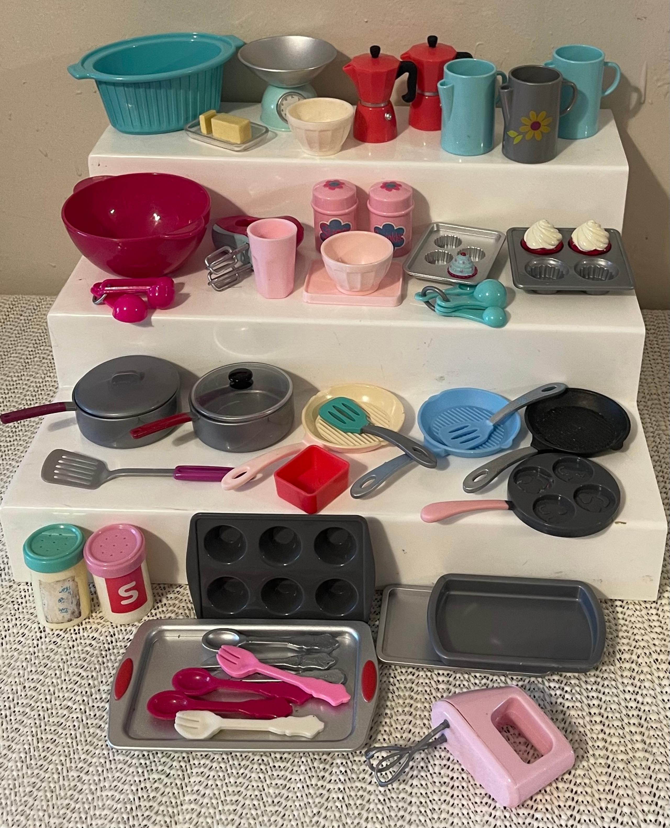 Our Generation Most are OG 18” Doll  Play Kitchen cooking Baking  Pieces