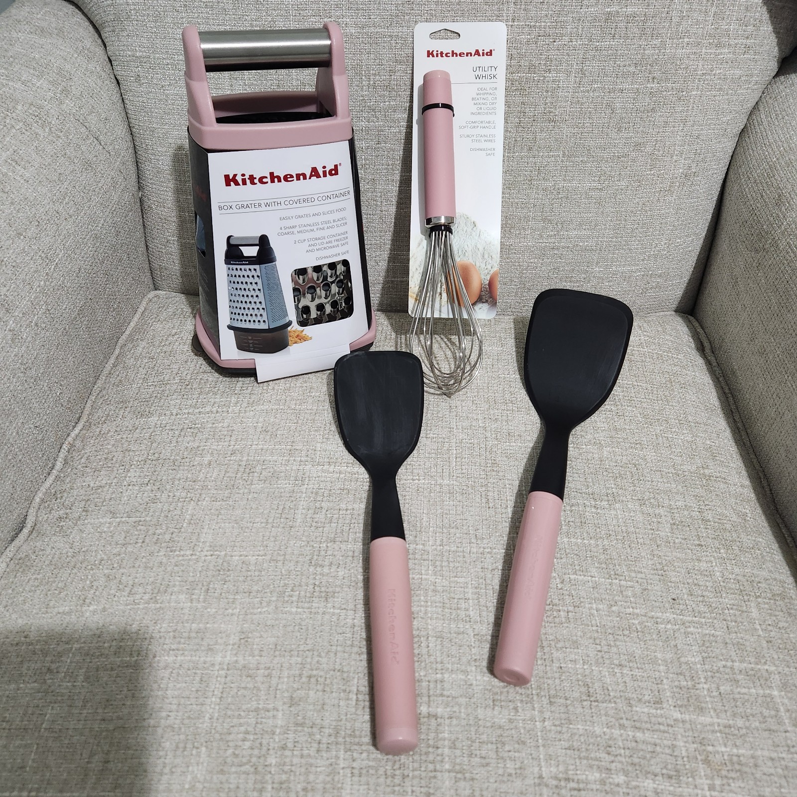 kitchenaid dried rose pink bundle.