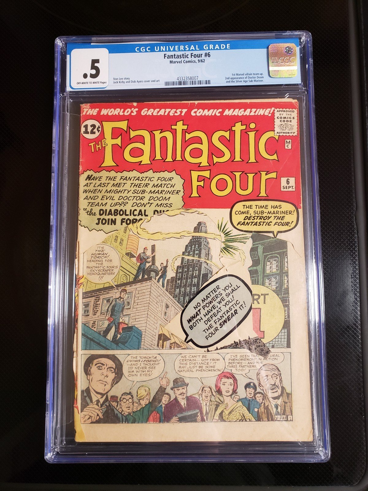 Fantastic Four 6 CGC 0.5