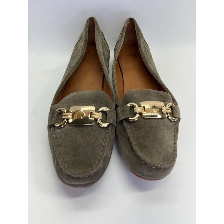 Kate Spade New York Carson Loafers Size 11 in Gray Suede Slip On Driving Moc
