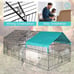 BestPet 87 x 41 Large Metal Chicken Coop Run Rabbit Enclosure Pen with Waterpro
