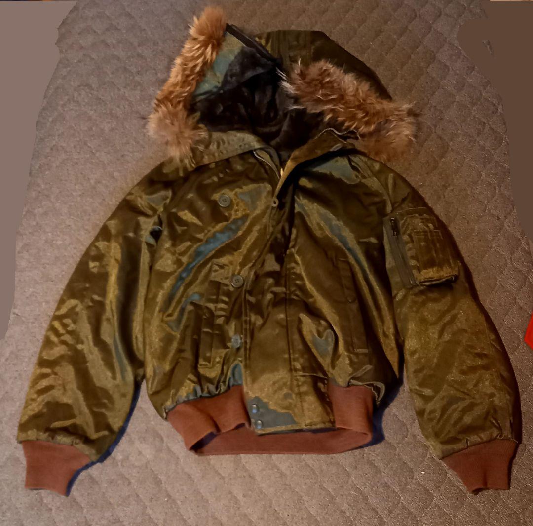 USA-made Spiewak Titan Cloth N-2B Green, size 36.