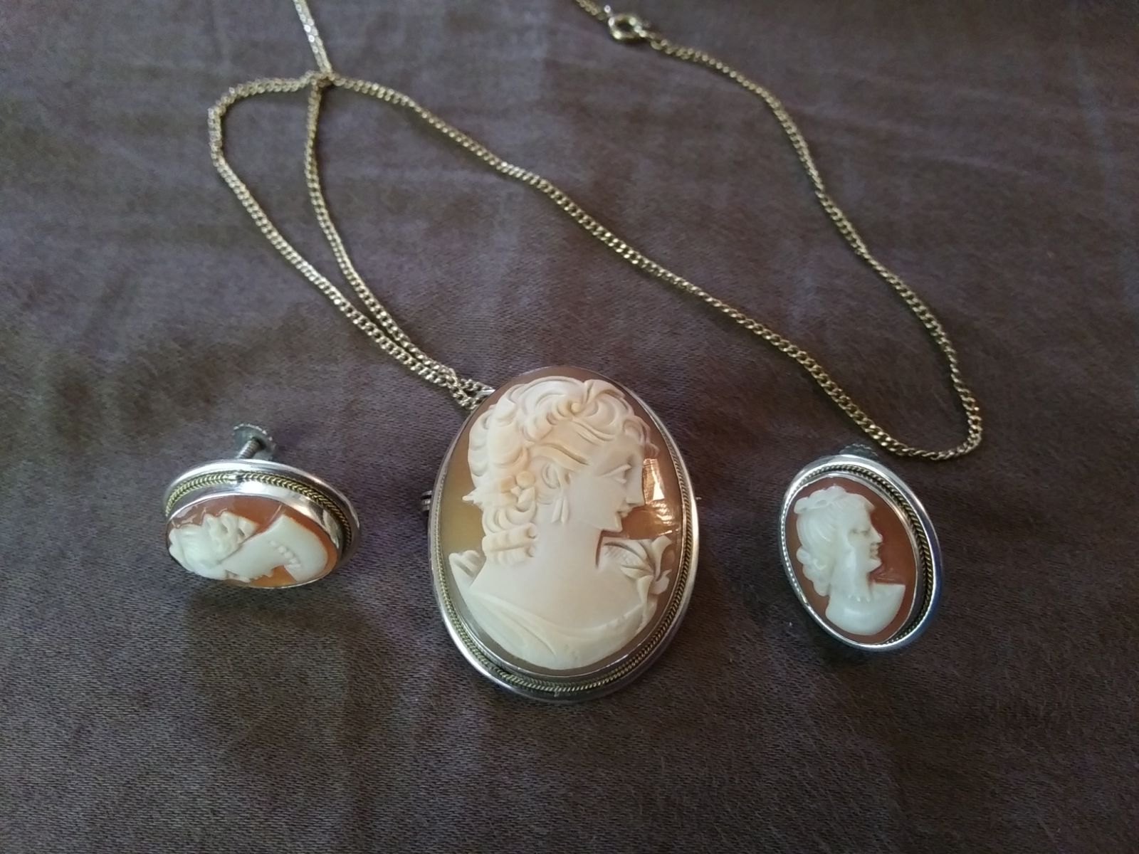 Antique Cameo Set