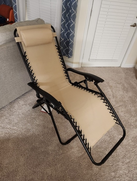 NEW 2 Lightweight foldable Steel Mesh Lounge Chairs