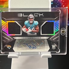 TRAVON WALKER Panini Black Rookie Signature Materials Silver Auto #/50