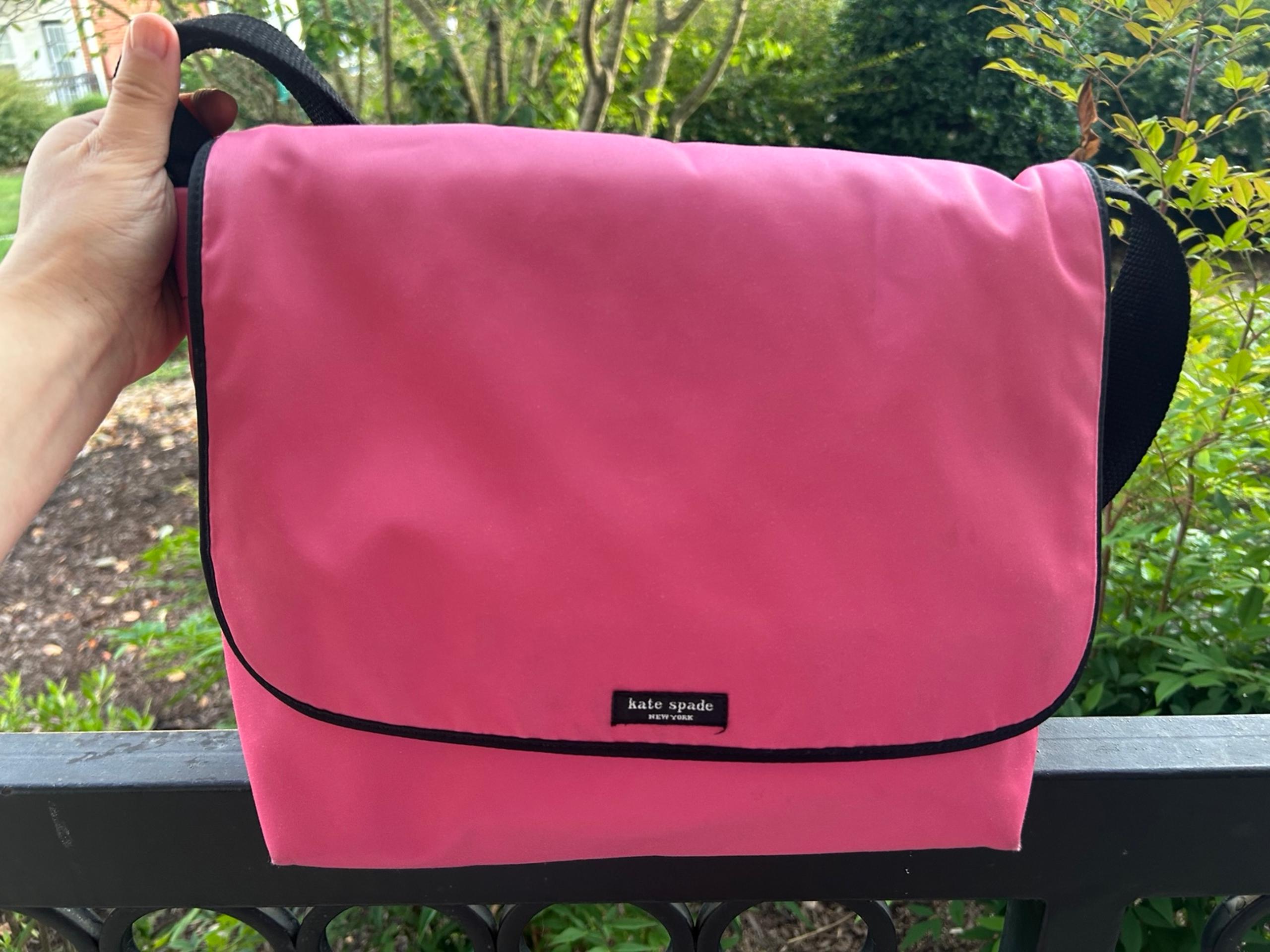 Kate Spade Women messenger Shoulder bag pink black