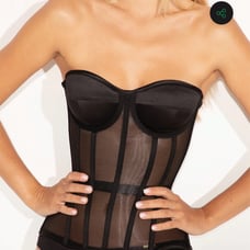 Black corset top