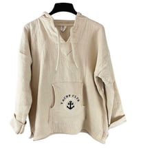 Artesians Cuamatzi Anchor Yacht Club Hoodie Pullover Sweatshirt Coastal Nautical