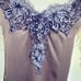 Cami NYC brown with lace trim silk luxury camisole Gisele cami small NEW