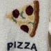 Gelato Pique Hooded Pizza Print Long Dress